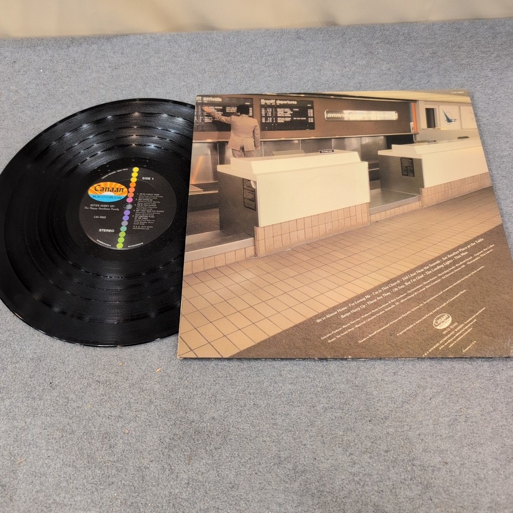 The Happy Goodman Family Better Hurry Up! Vinyl LP Canaan Records CAS-9860 1979 - Picture 2 of 2